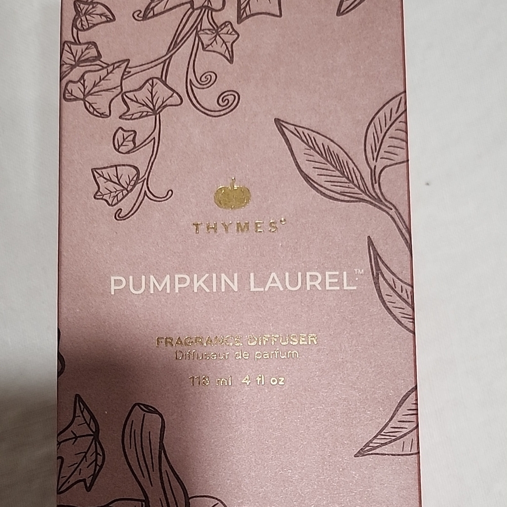 Pumpkin Laurel Reed Diffuser Set - Picture 2 of 2